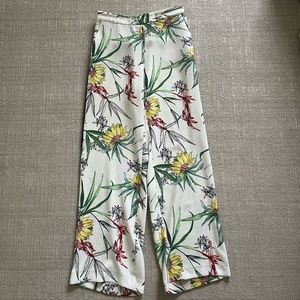 Zara Wide Leg Floral Pants